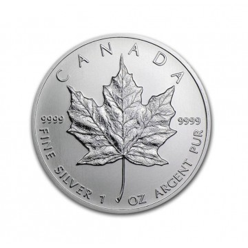 Canadian Maple Leaf 1oz Silver 999 Coin