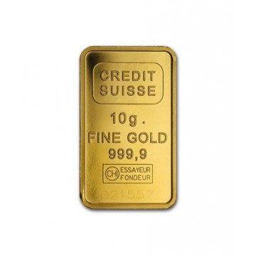 Credit Suisse 10g Gold Minted Bar - SPECIAL PROMO (Call For Special Price)