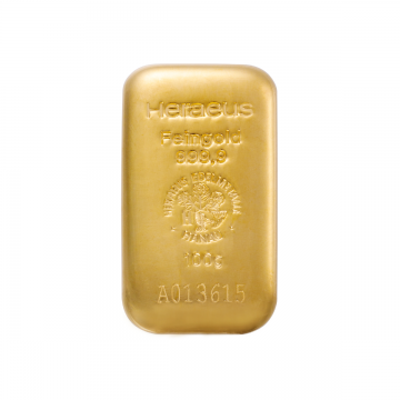 Heraeus 100g Gold Cast Bar (With Certificate) - Special Promo (Call for Special Price)