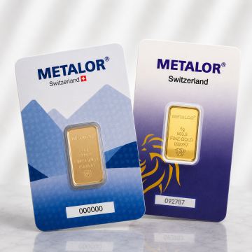 Metalor 5g Gold Minted Bar (With Certificate) SPECIAL PROMO (Call for Special Price)