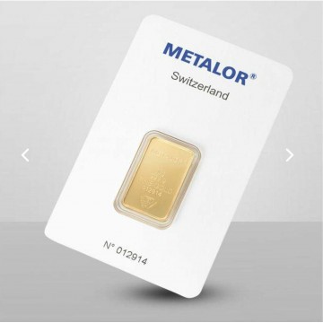 Metalor Gold Bar- 10g (With Certificate) BEST SELLER SPECIAL PROMO / LOYALTY PROGRAM  (Call for Special Price)