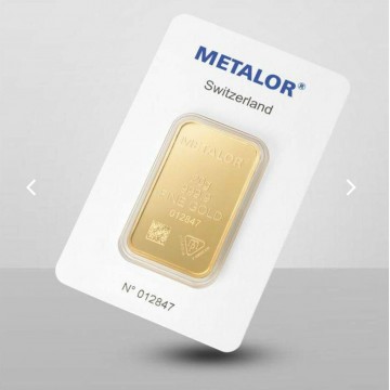 Metalor Gold Bar - 20 g (With Certificate) BEST SELLER SPECIAL PROMO / LOYALTY PROGRAM  (Call for Special Price)